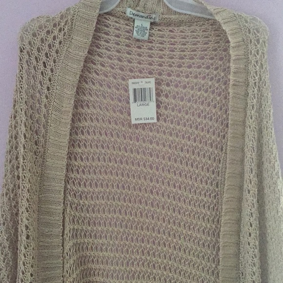 Knitted Throw Over w/ Arm Holes - Picture 2 of 3